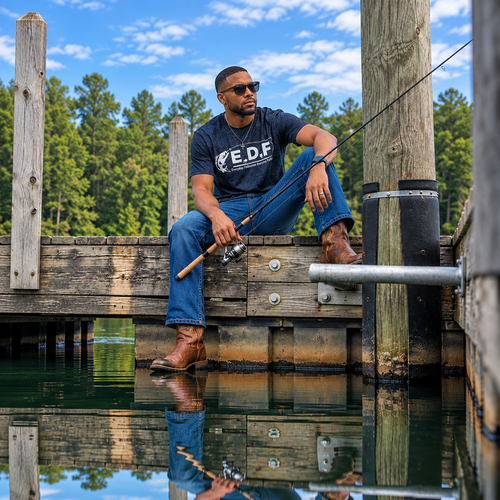 Hooked - Navy & Silver